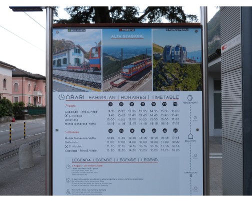 Ferrovia Monte Generoso Fahrplan